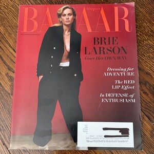 Harper’s Bazaar Magazine - April 2023 - Brie Larson    fashion magazines beauty